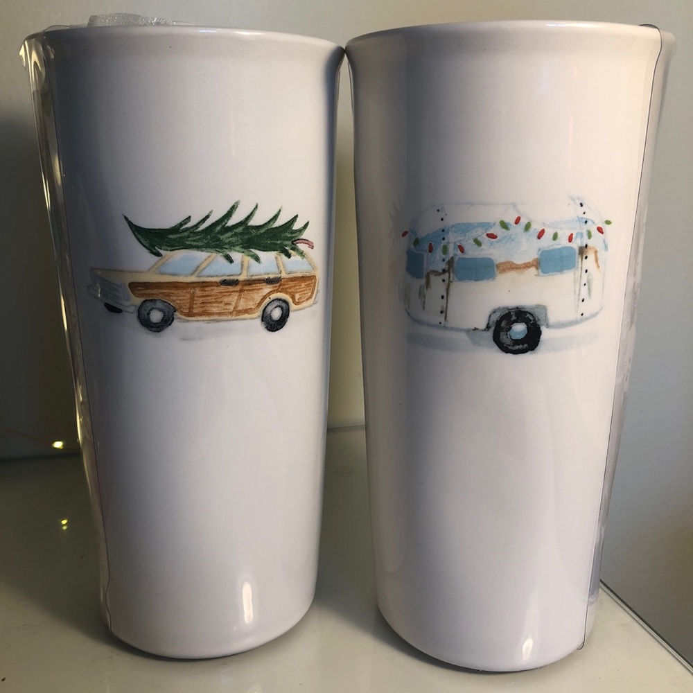 Rae Dunn Home for the Holidays Travel Cup